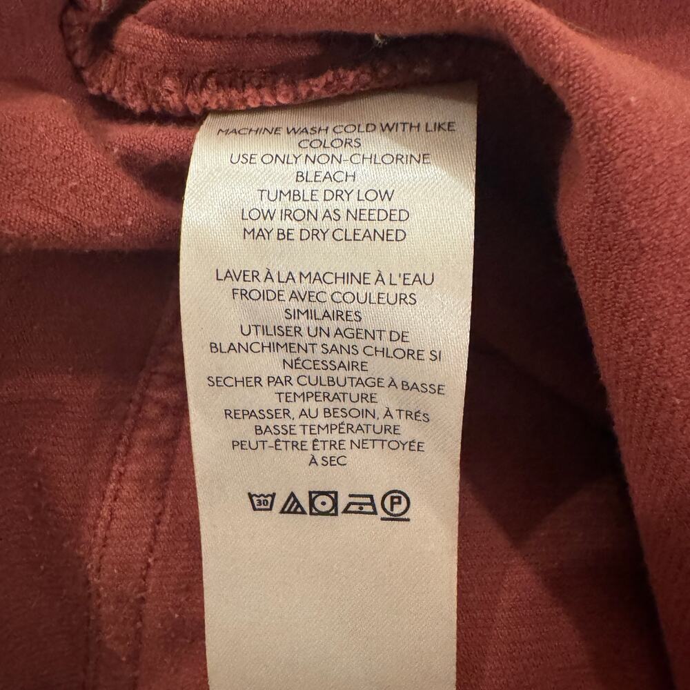 Free People Bay to Breakers Corduroy Button Closure Pants in Rosey Copper XLarge - Picture 7 of 12